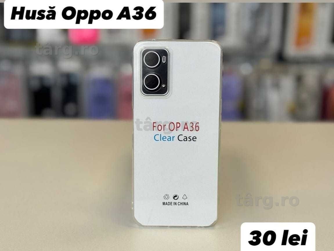 Husa silicon, folie, cablu,incarcator Oppo A36