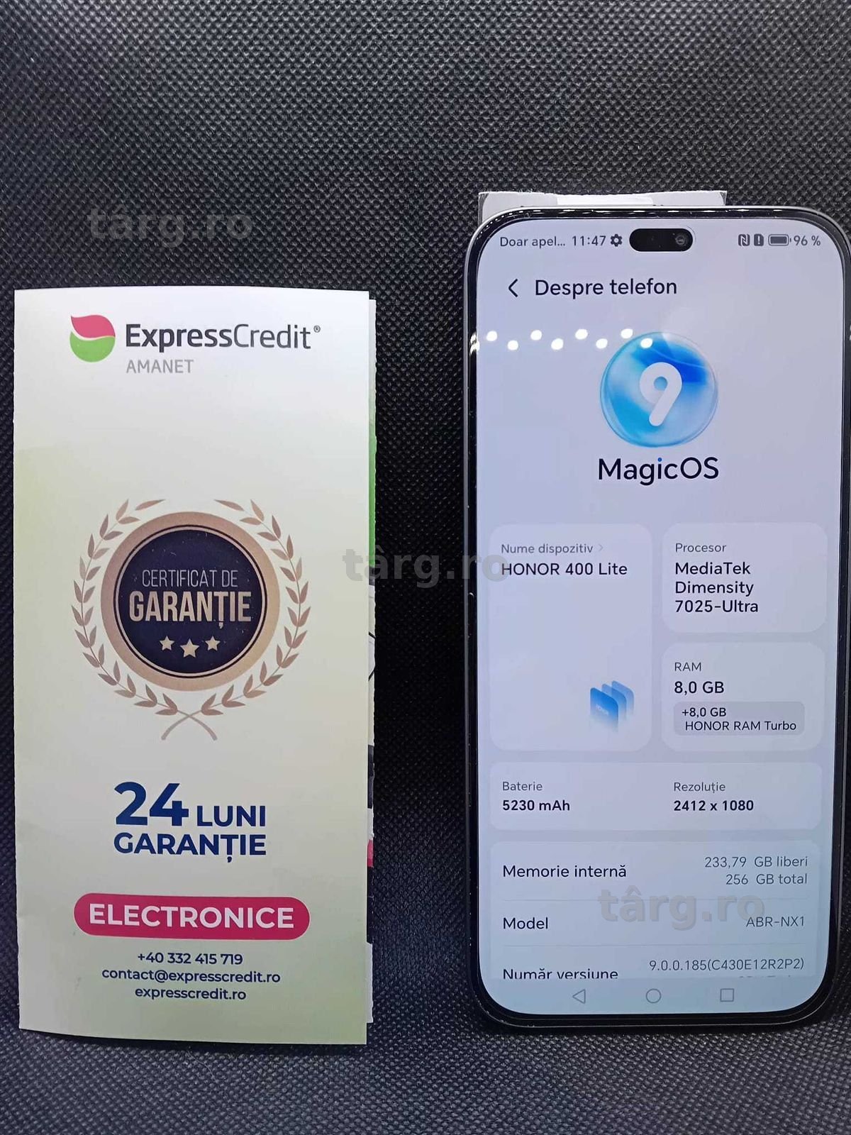 Honor 400 lite 8GB/128GB (B.25524 AG31 Barboi) Garantie 2 ani! 2