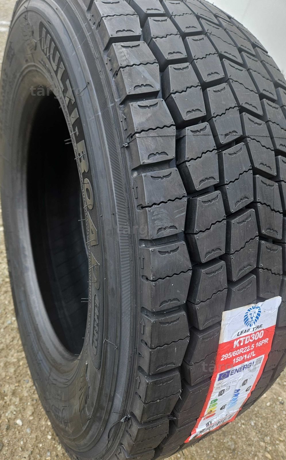 295/60 R22.5, 150L, LEAO KTD300 16PR, Anvelope de tractiune M+S 2
