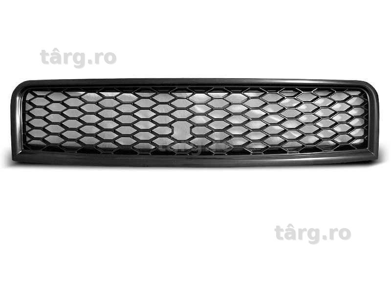 Grila Audi A4 B6 model RS intre 2000 si 2004 negru mat