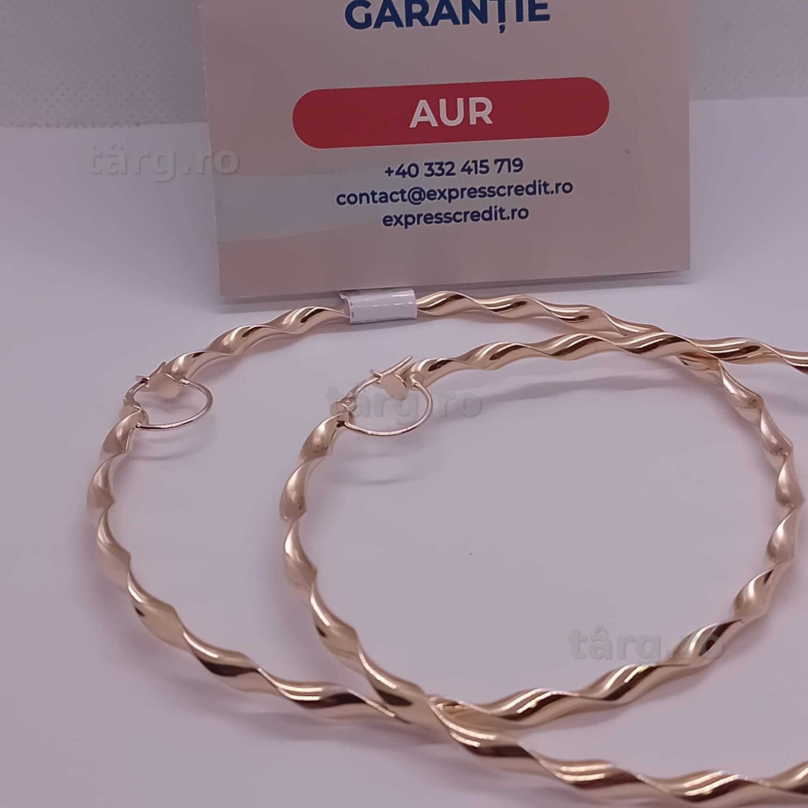 Cercei Aur 14K 8.46g (Ag4 Dacia B.51177) Garantie 2 ani 3