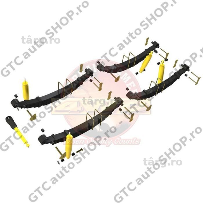 suspensie - kit complet terrain tamer land cruiser bj70 si hzj70 +5cm