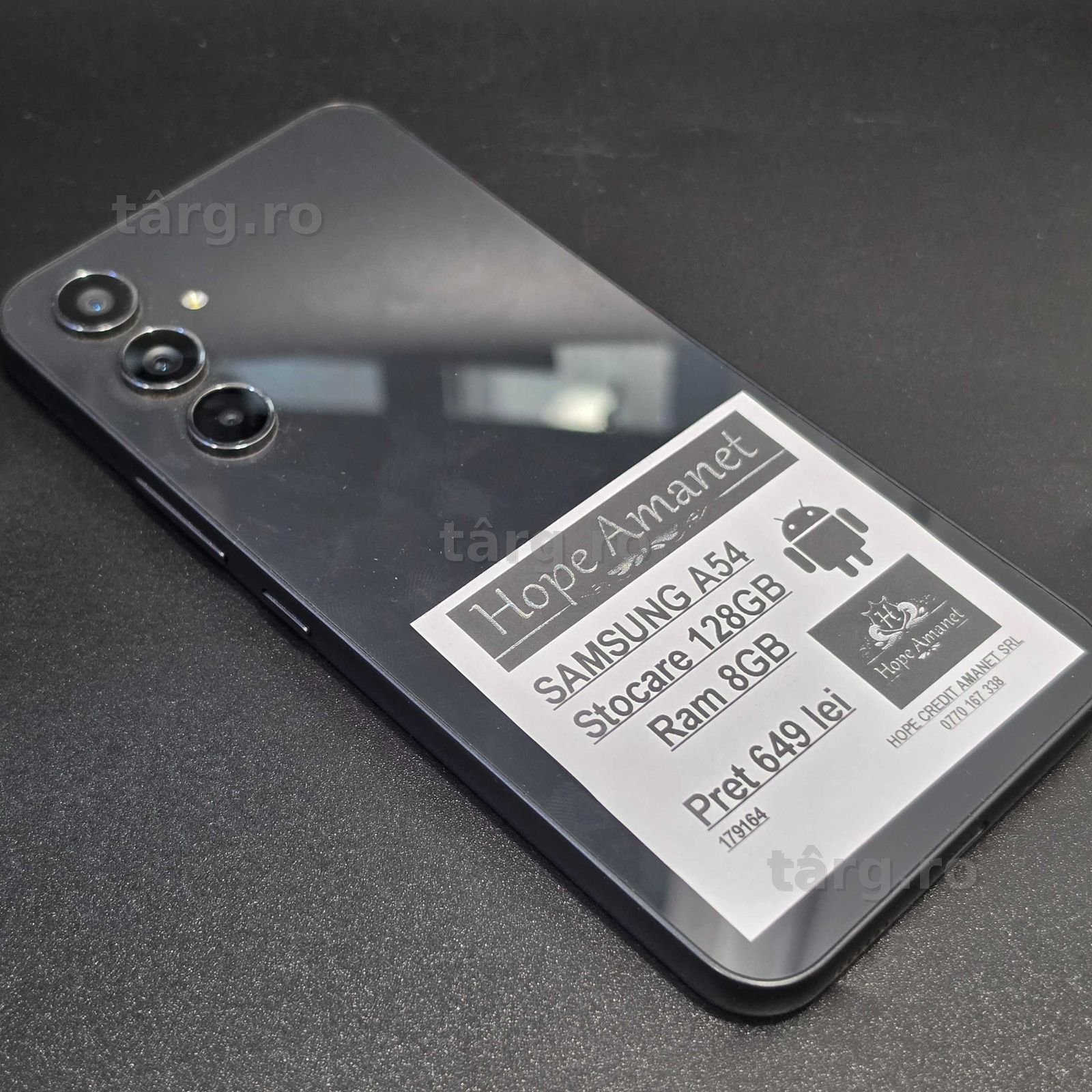 HOPE AMANET P8  Samsung A54 128gb 8  gb ram 3