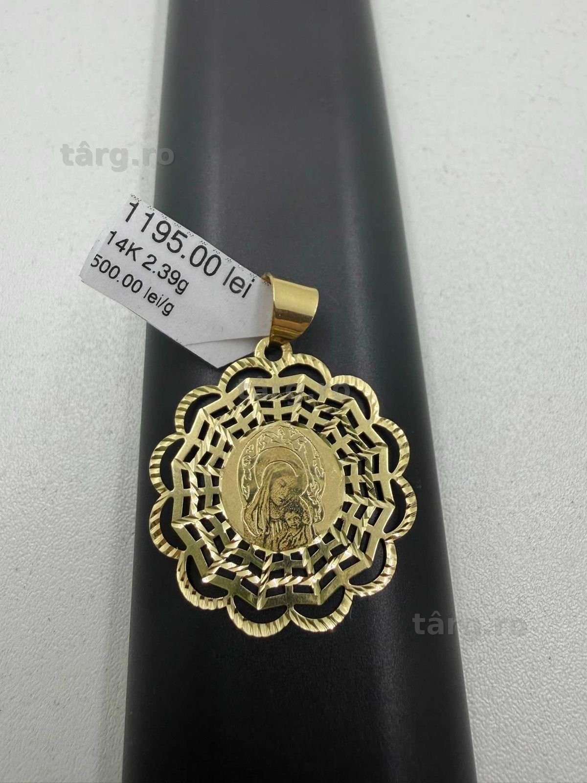 Medalion aur 14k 2.39g (Ag25 Belvedere B.42921) Garantie 2 ani! 2