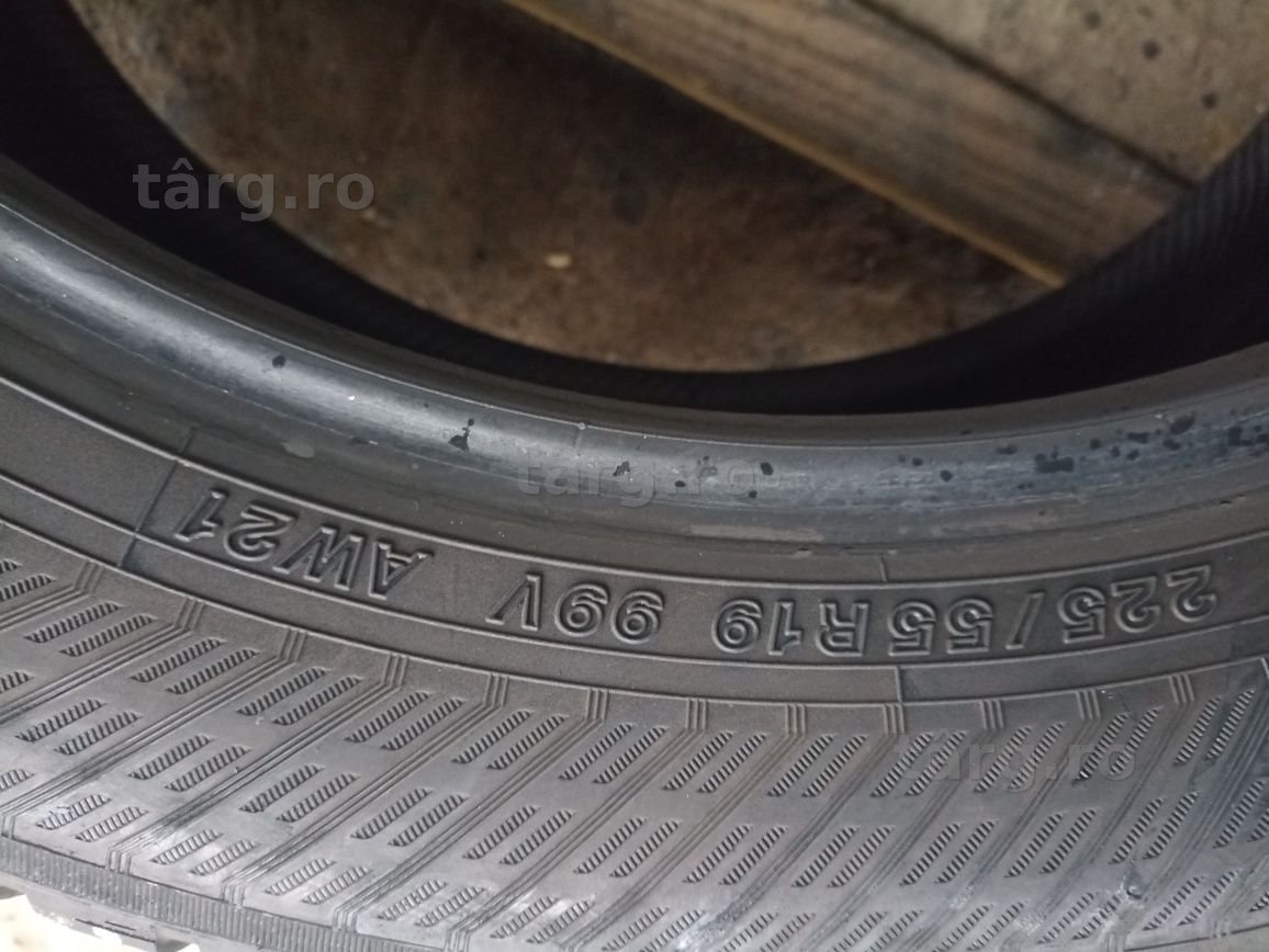 2 anvelope de iarna ca si noi Yokohama 225/55 R19 dot 4019 5