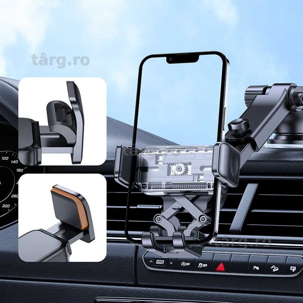 Suport telefon auto Joyroom, negru (JR-ZS283) 4