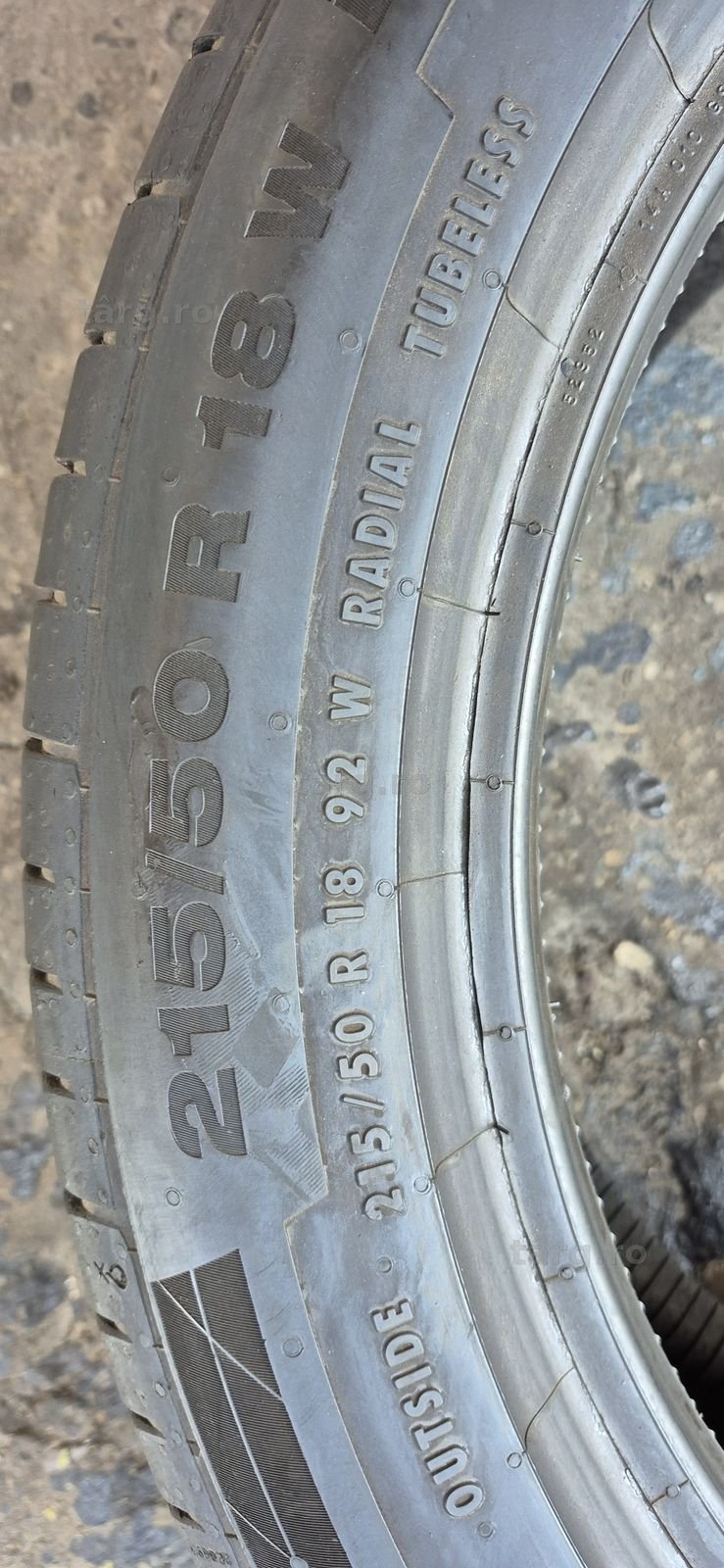 2 anvelope vara ca noi Continental 215/50/18,dot 2021.Pretul este pe bucata. 5