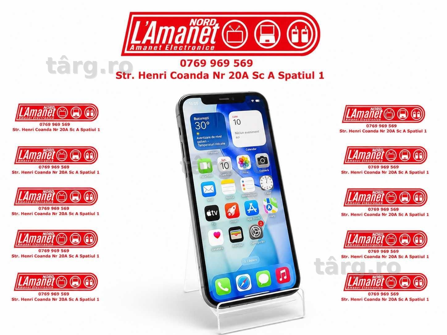 iPhone 12 Pro Graphite 128GB 100% Bateria  Neverlocked Stare Buna - Nord