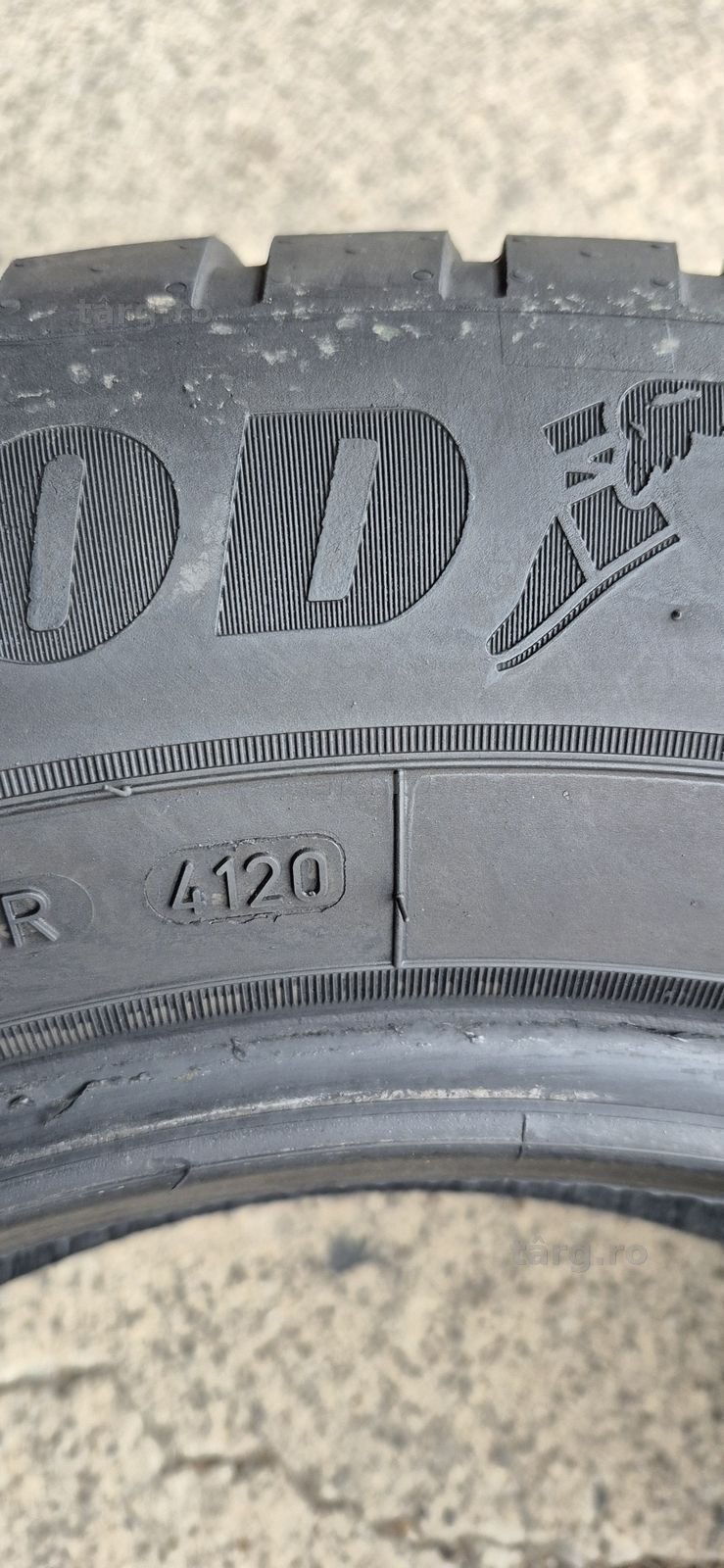4 anvelope iarna ca si noi, Goodyear 245/55/17,dot 2020-2023.Pret/buc. 8