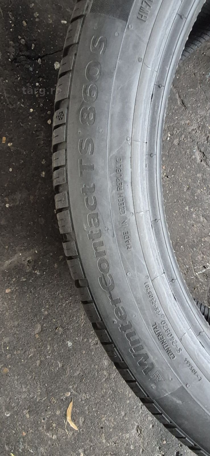 4 anvelope iarna Continental,fata 265/40/21,spate 295/35/21.Pret/buc. 5