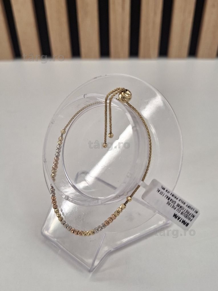 Bratara aur / 14K / 3,10gr / 24cm Reglabil / #57503