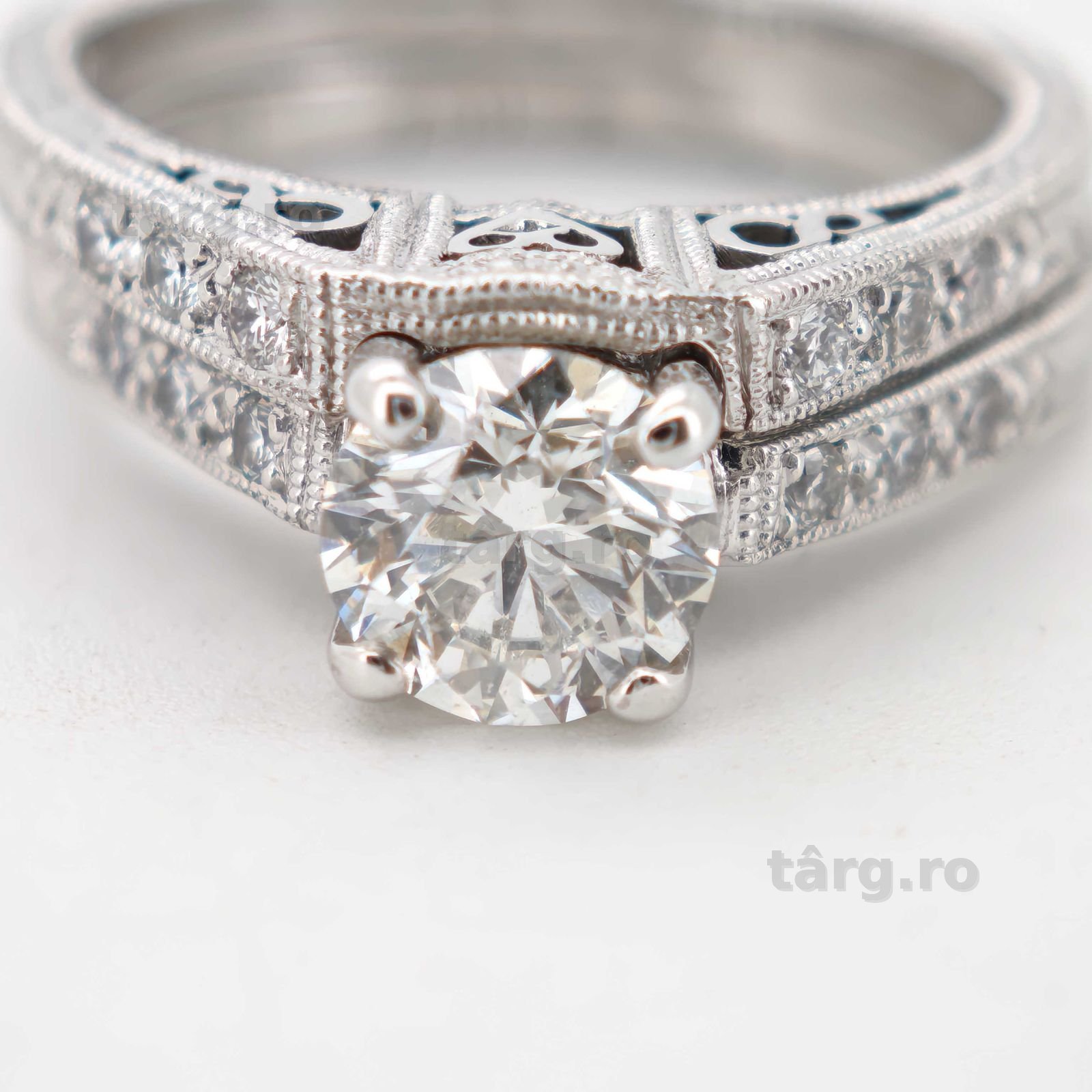 Inel 18k Tacori diamante naturale 1.02ct