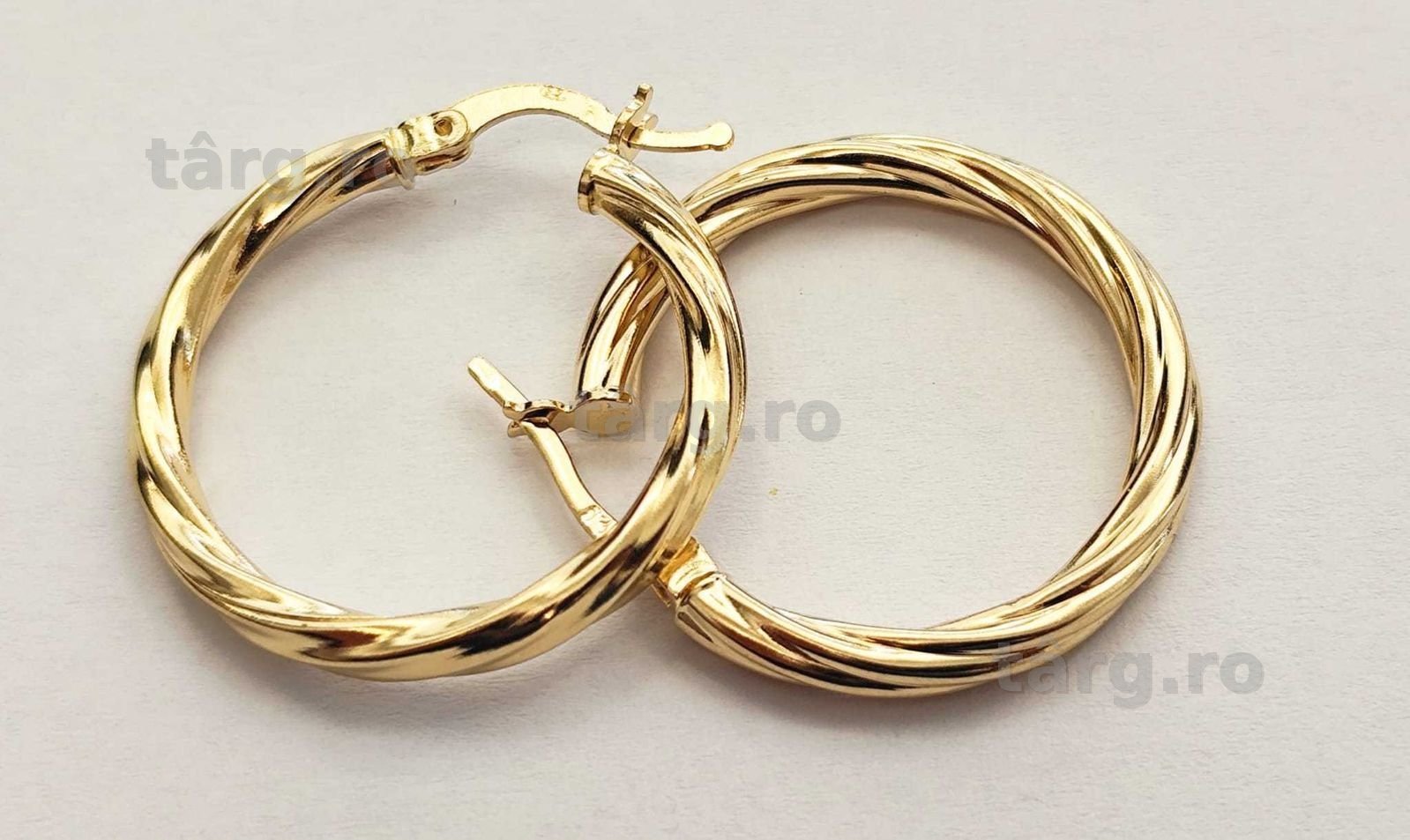 Cercei aur 14K 3.74 gr (AG35 B 35514) Garantie 2 ani ! 4