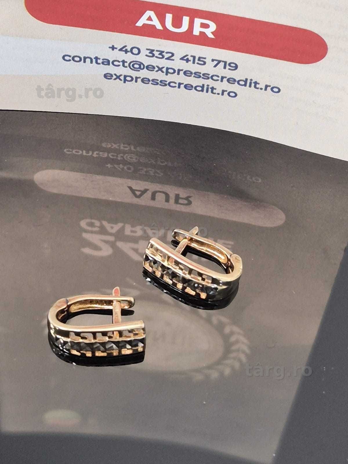 Cercei aur (AG32 B4274.1-ag46) 2 ANI GARANTIE! 2