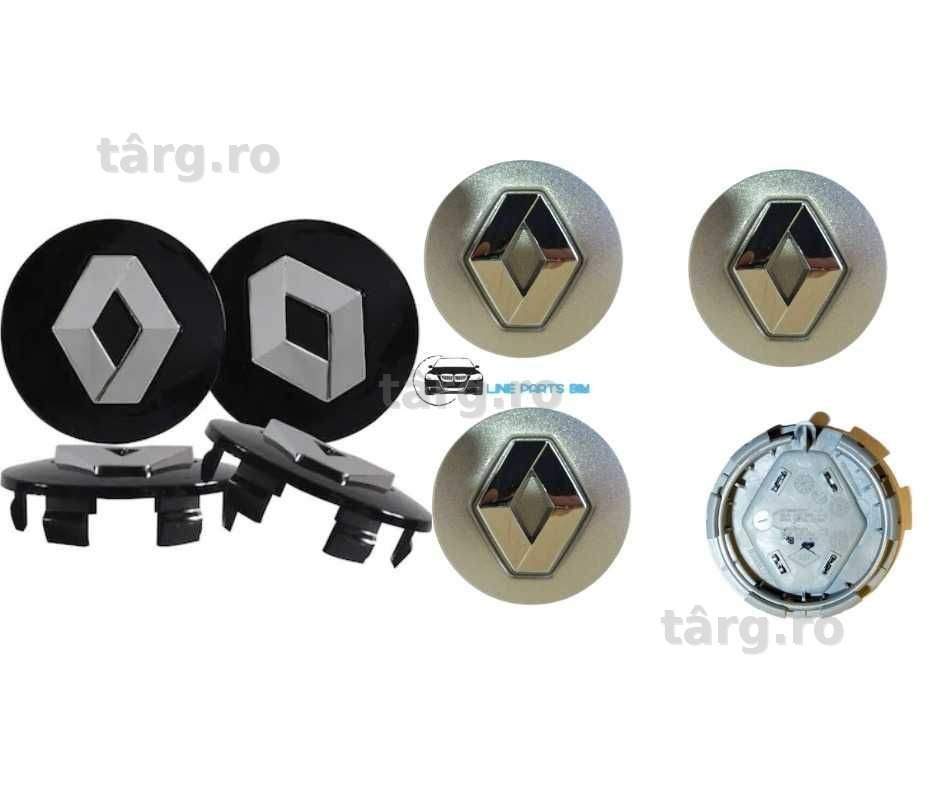 Set 4 Embleme Capace Roti Sigle Jante Aliaj Renault 60MM, 403158825R