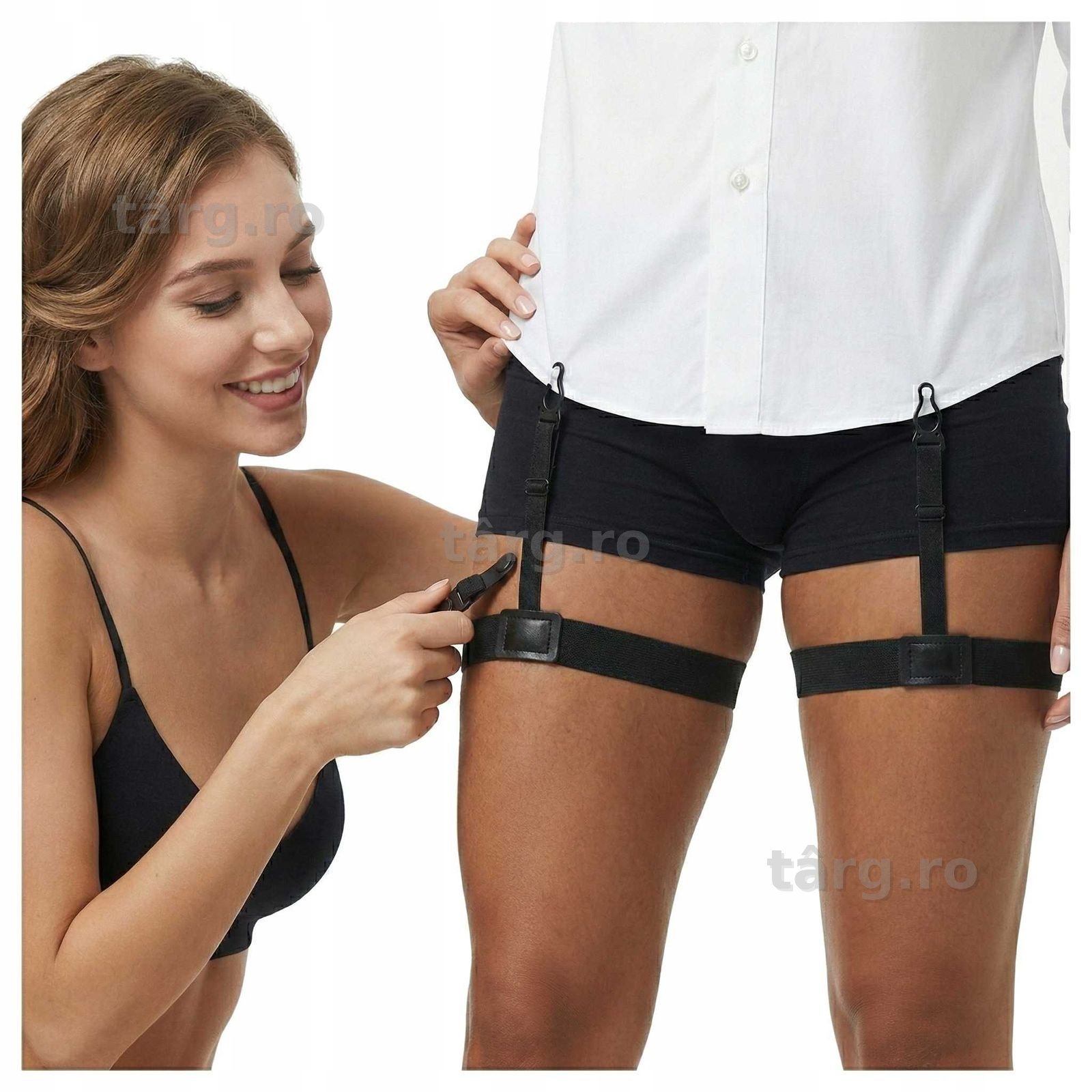 Sustinatori camasa pentru barbati bretele camasa reglabile si elastice
