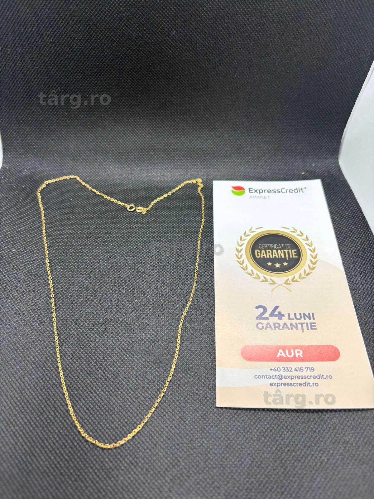 Lant aur 14k 2.27g (B.25815.2 AG31 Barboi) Garantie 2 ani!