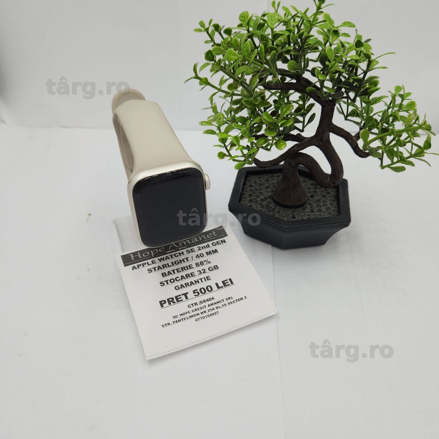 Hope Amanet P11 - Apple Watch SE / Generatia 2 / 32 GB / 40mm / Baterie 88% / Garantie / 68404