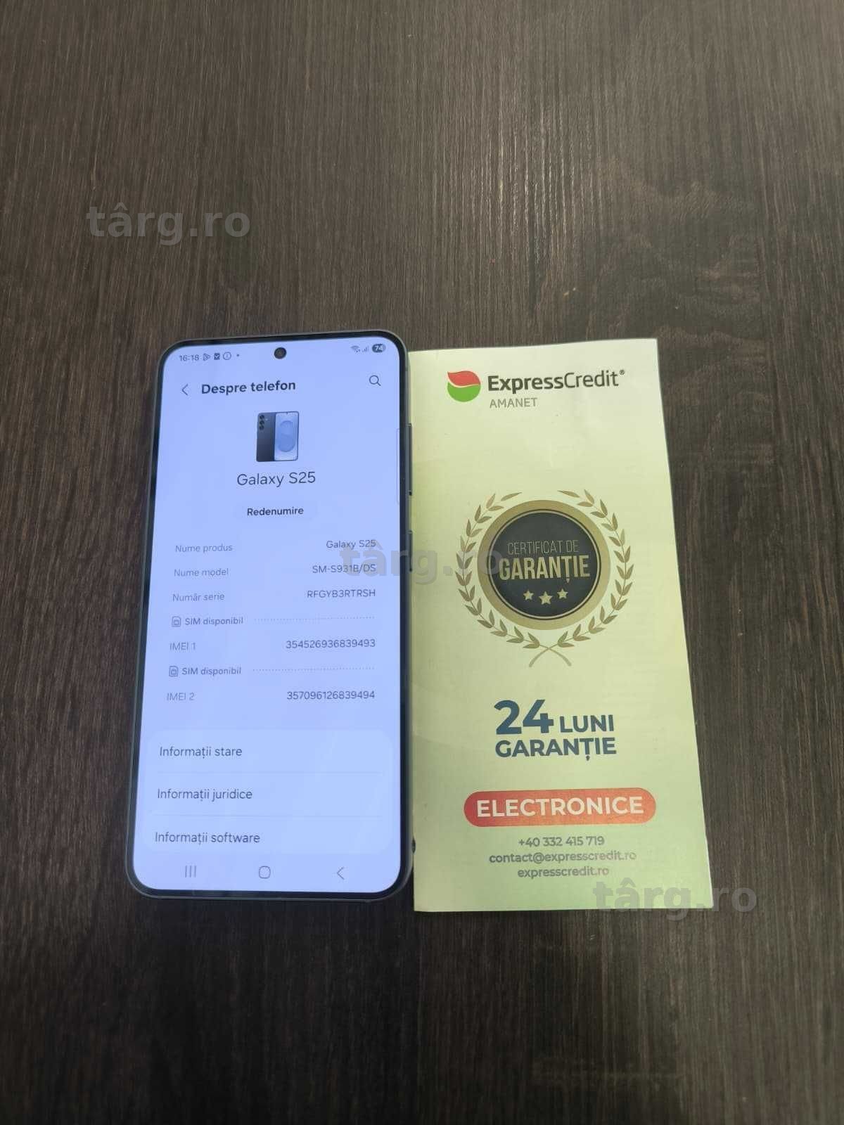 Samsung Galaxy S25 5G (Ag24 Harlau b.45740) - Garantie 2 ani 2