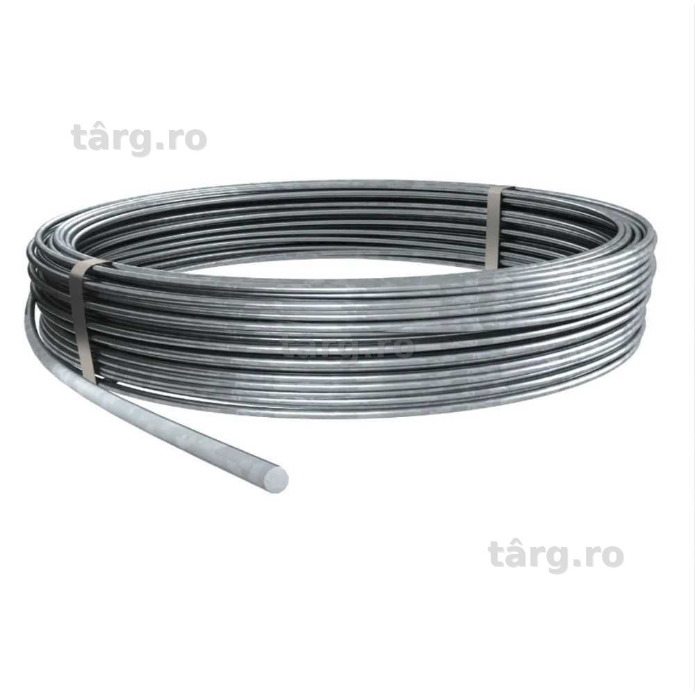 Conductor rotund otel zincat pentru coborare 10 mm