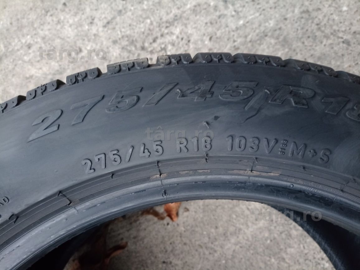 2 anvelope de iarna ca si noi Pirelli 275/45 R18 dot 3619 4