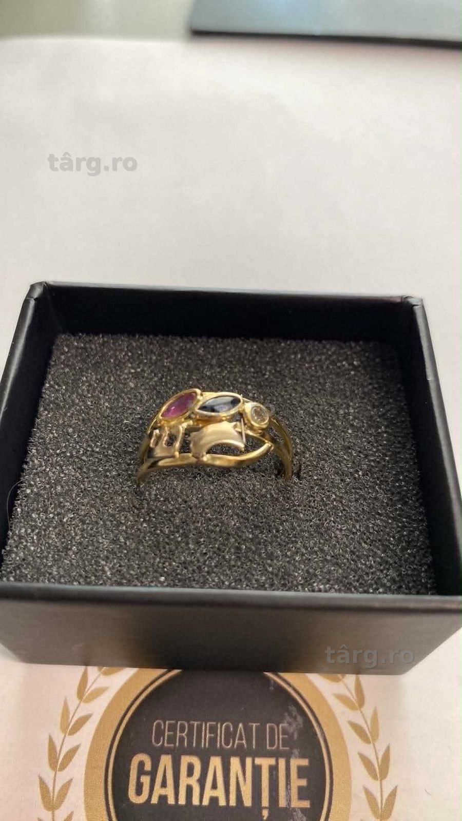 Inel aur 18k ( Tomesti b 33129) Garantie 2 ani! 2
