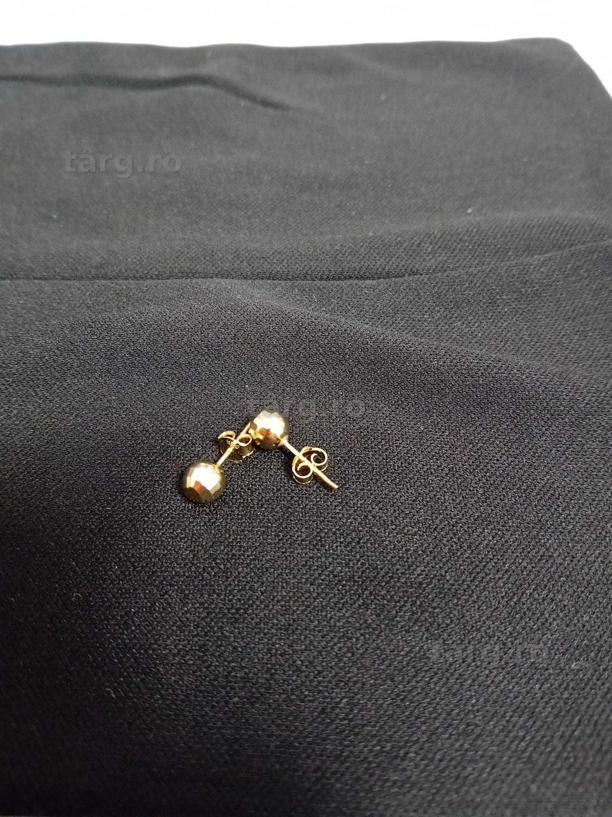 Cercei 14k 1.05 gr (34666.1/30 Pacurari 2) Garantie 2 Ani! 2