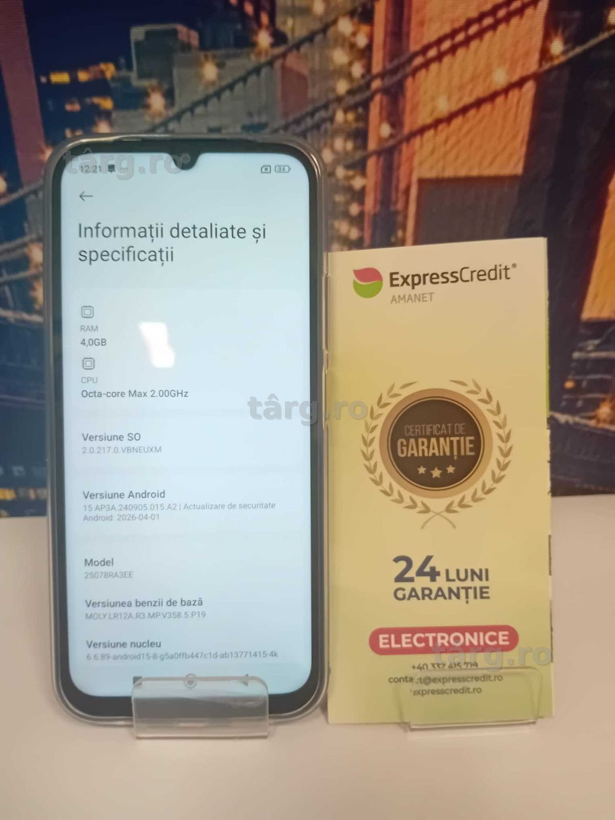 Xiaomi Redmi 15c 4G (35505/30 Pacurari 2) Garantie 2 Ani!