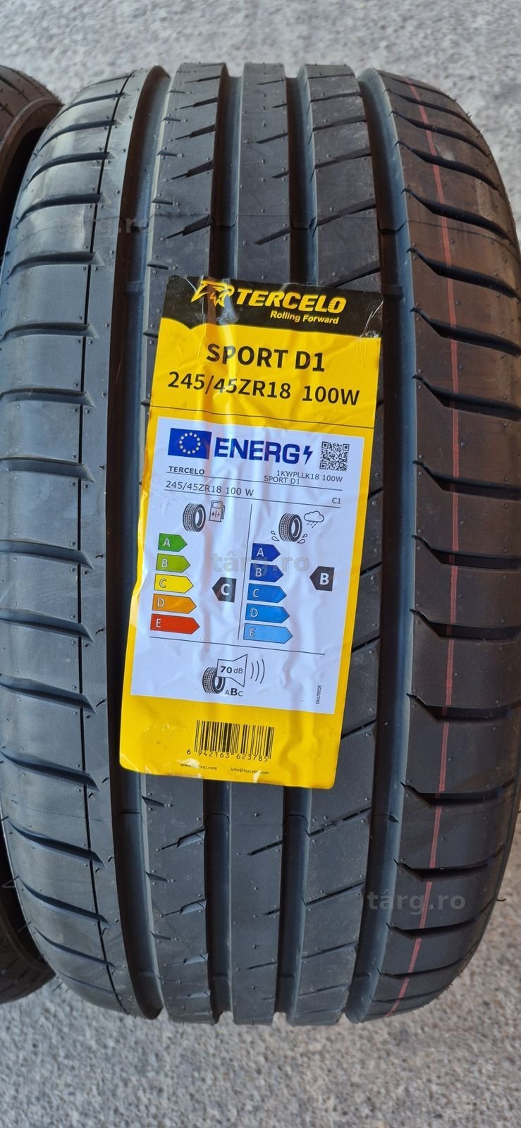 4 anvelope vara noi Tercelo 245/45/18,dot 2025.Pretul este pe bucata. 3