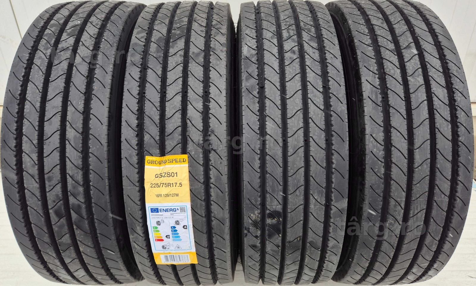 225/75 R17.5, 129M, GROUNDSPEED 16PR, Anvelope directie M+S