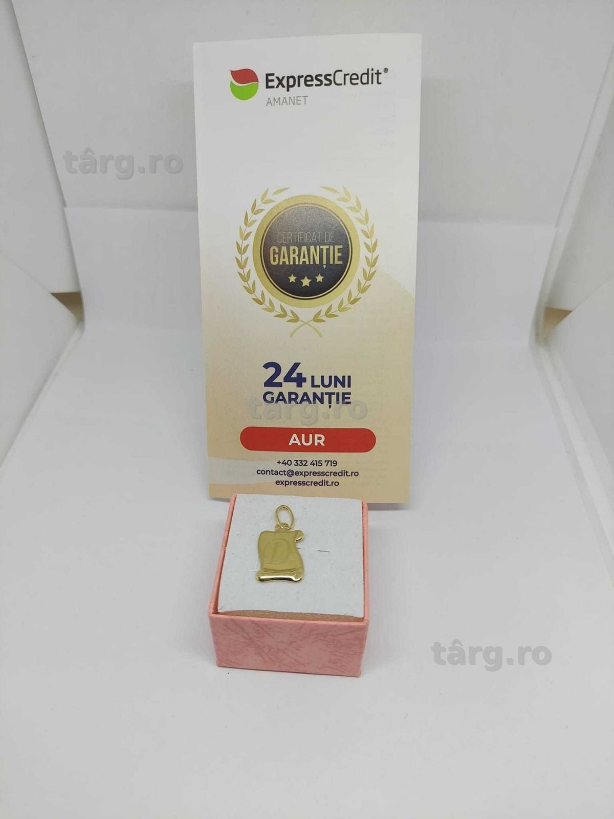 Medalion aur 14k 0.79gr [35382.1/30 Pacurari 2] Garantie 2 ani!