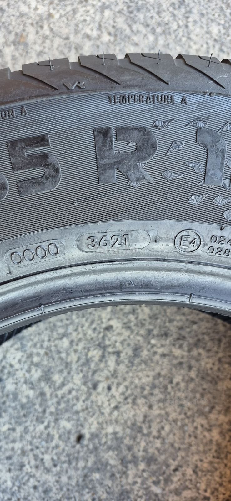 2 anvelope M+S ca noi Vredestein 215/65/15,dot 2021.Pretul este pe bucata. 6