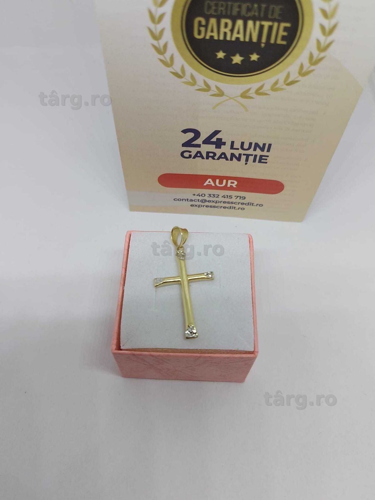 Pandantiv aur 14k 0.83gr [35134.2/30 Pacurari 2] Garantie 2 ani!