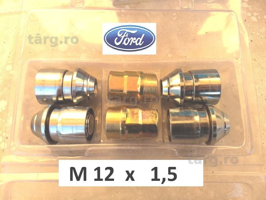 Piulite antifurt Ford pt jante Originale model cu saiba rotativa NOU !