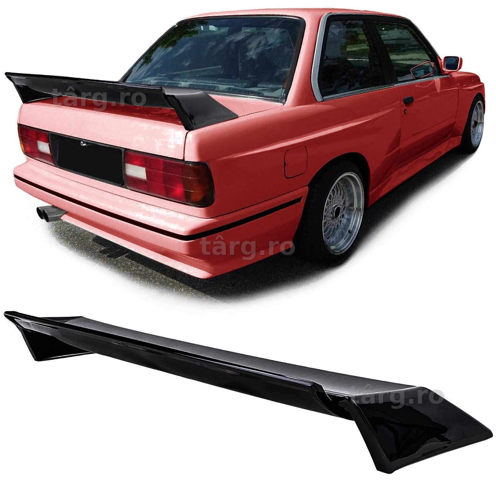 Eleron portbagaj Evo aspect negru lucios pentru BMW E30