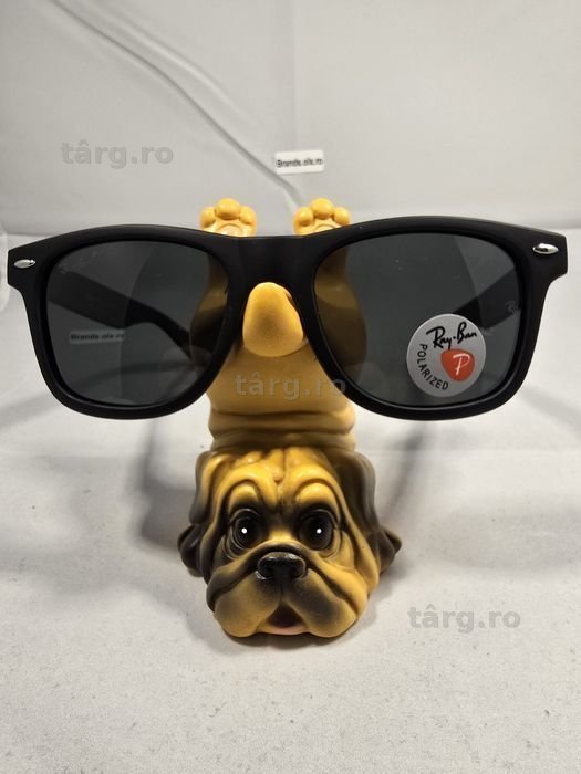 Promotie - Ochelari de soare polarizati Rayban Wayfarer 2140, rama mata, lentila verde