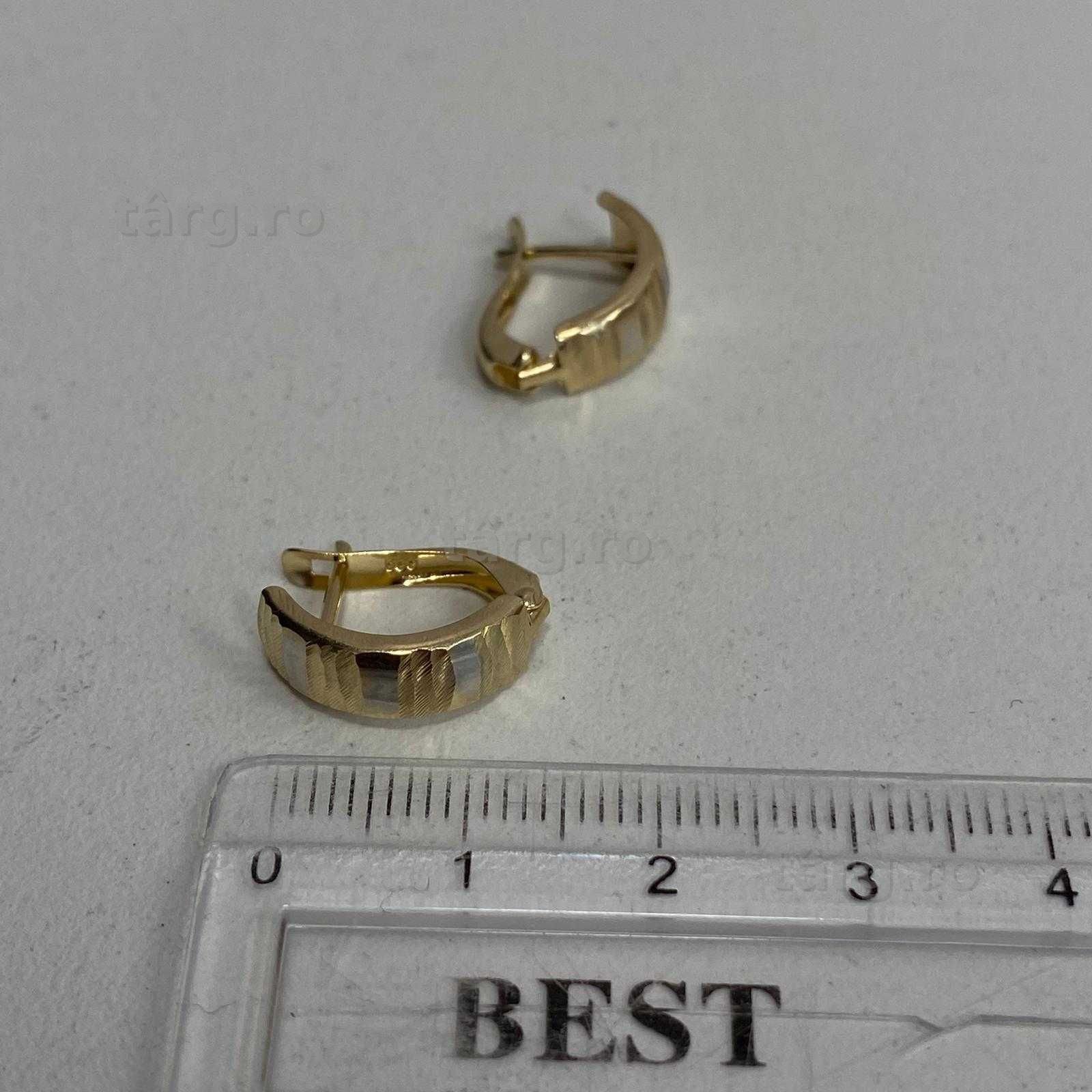 Cercei aur 14k 1.41(Ag13 56042.3) Garantie 2 ani!