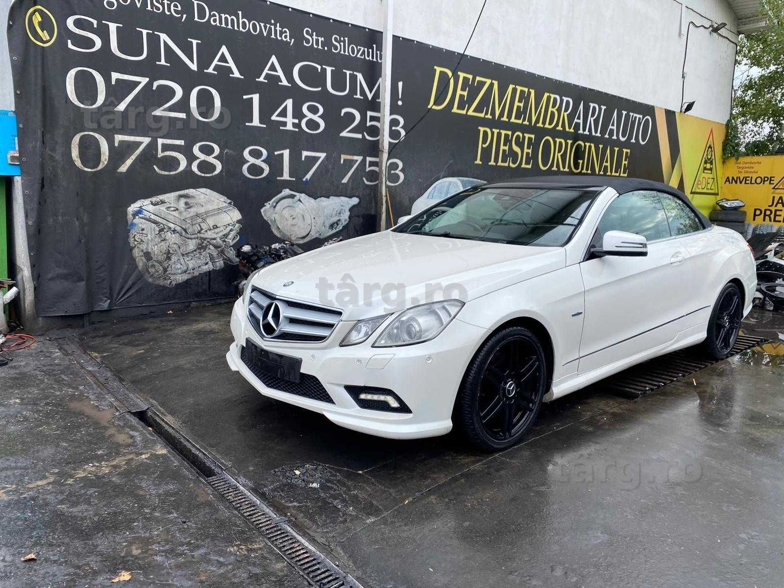 Dezmembrez mercedes e class w207 cabrio AMG/decapotare/far/bara/capota