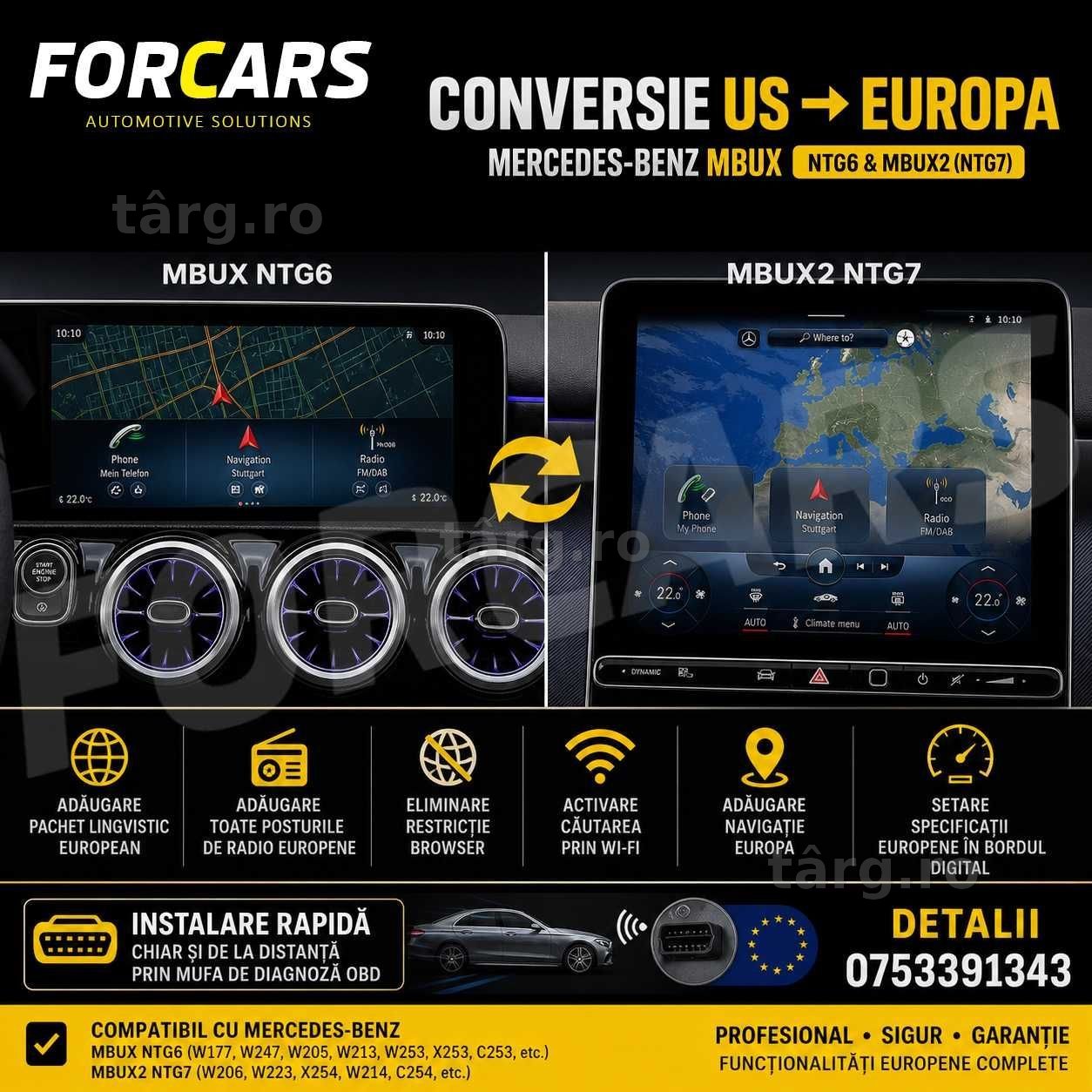 Change Region MBUX Mercedes-Benz A B C CLA E GLA GLB GLC GLE
