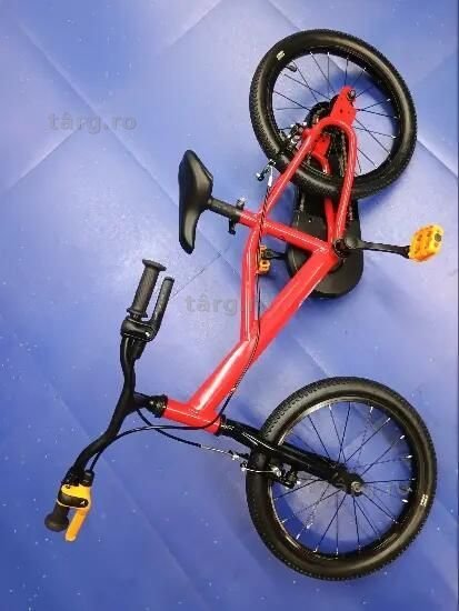 Bicicletă 16 inch 4-6 ani Discover 500 Roșu - (SecondHand) Decathlon