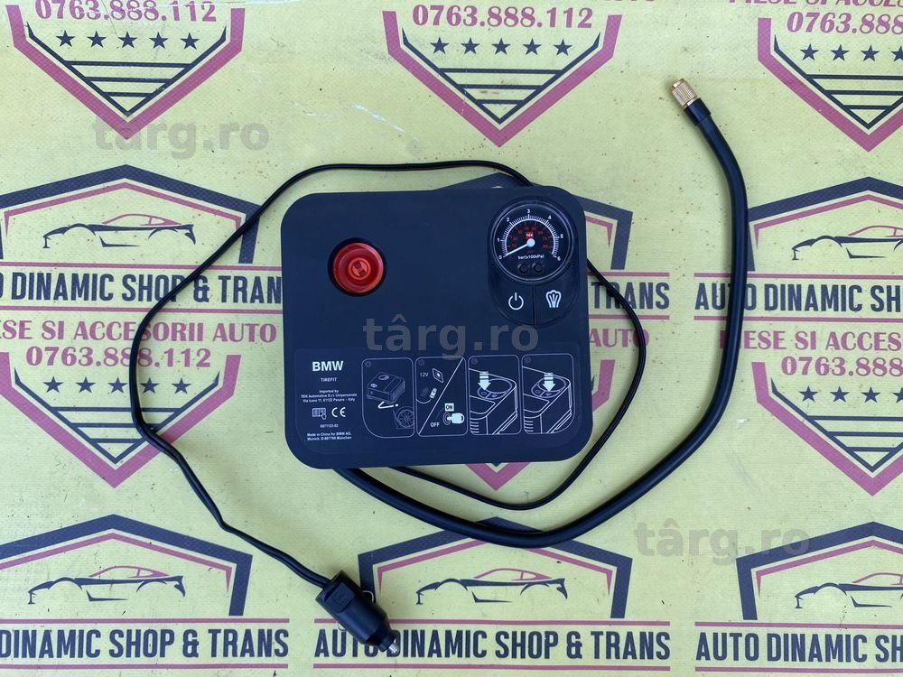 Compresor aer auto masina umflat roti original BMW 120 w 12W