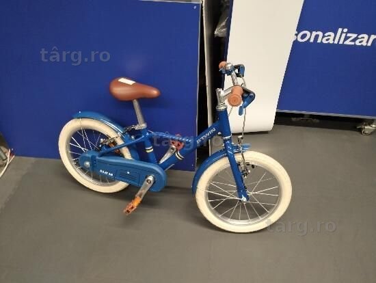 Bicicletă City 900 16'' albastru copii 105 - (SecondHand) Decathlon