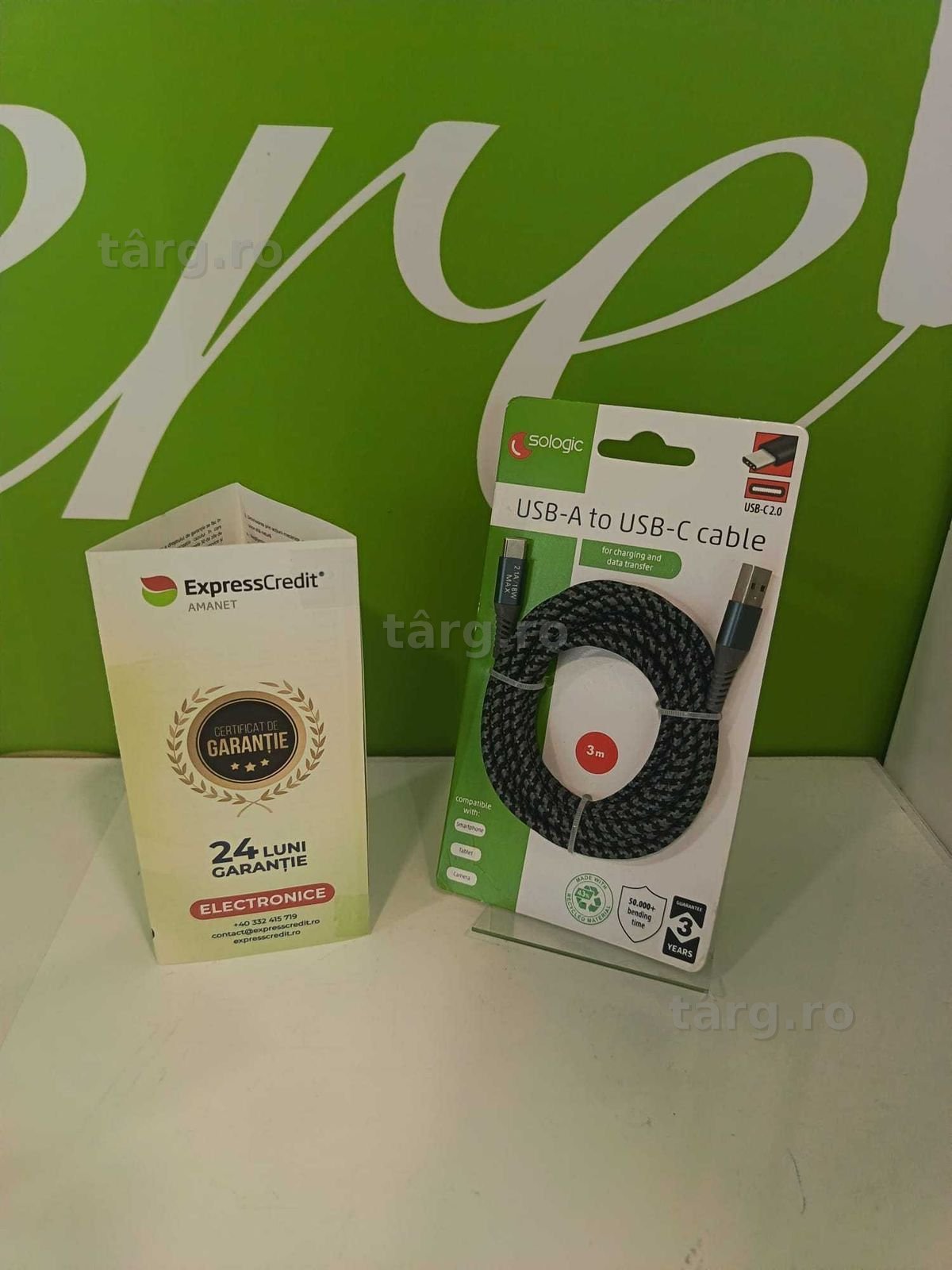 (AG41) Cablu de incarcare tip C B47705 - Garantie 2 ani! 2