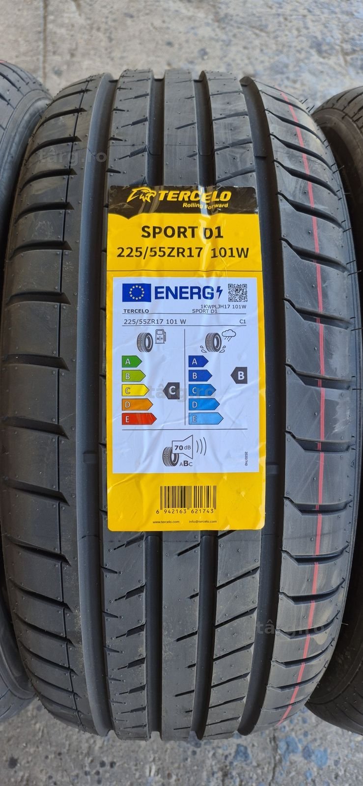 4 anvelope vara noi Tercelo 225/55/17,dot 2025.Pretul este pe bucata. 3
