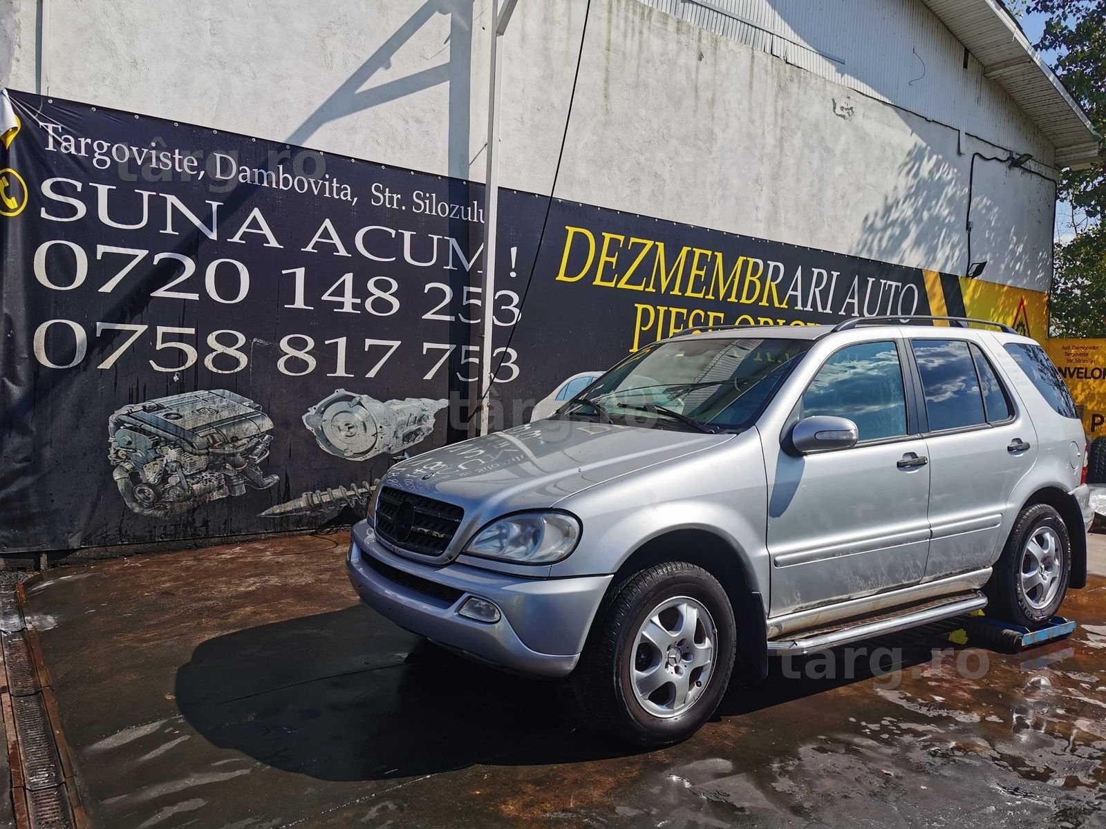 Dezmembrez mercedes  ML 270 CDI om 612/bara fata ml/far ml/aripa ml/