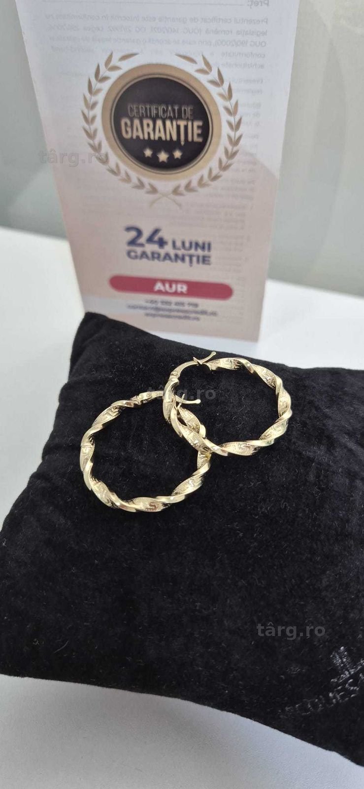 (AG46) Cercei aur 14K B.4728 3