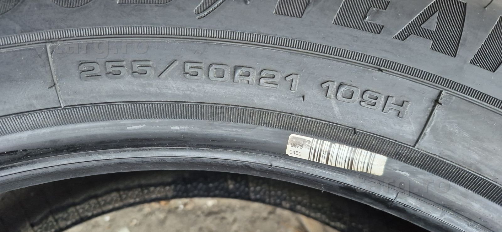 4 anvelope iarna Goodyear 255/50/21.Pretul este pe bucata 6