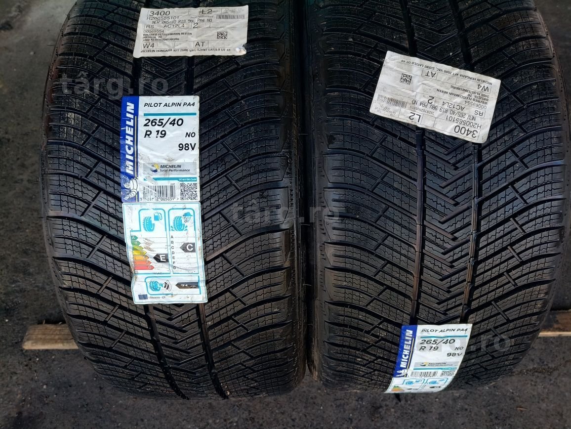 2 anvelope NOI de iarna Michelin 265/40 R19 dot 3820