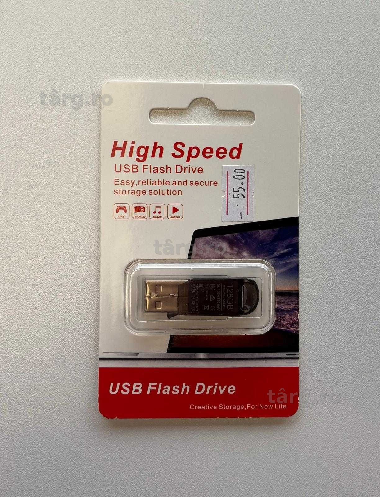 Stick-USB 128GB, Negru