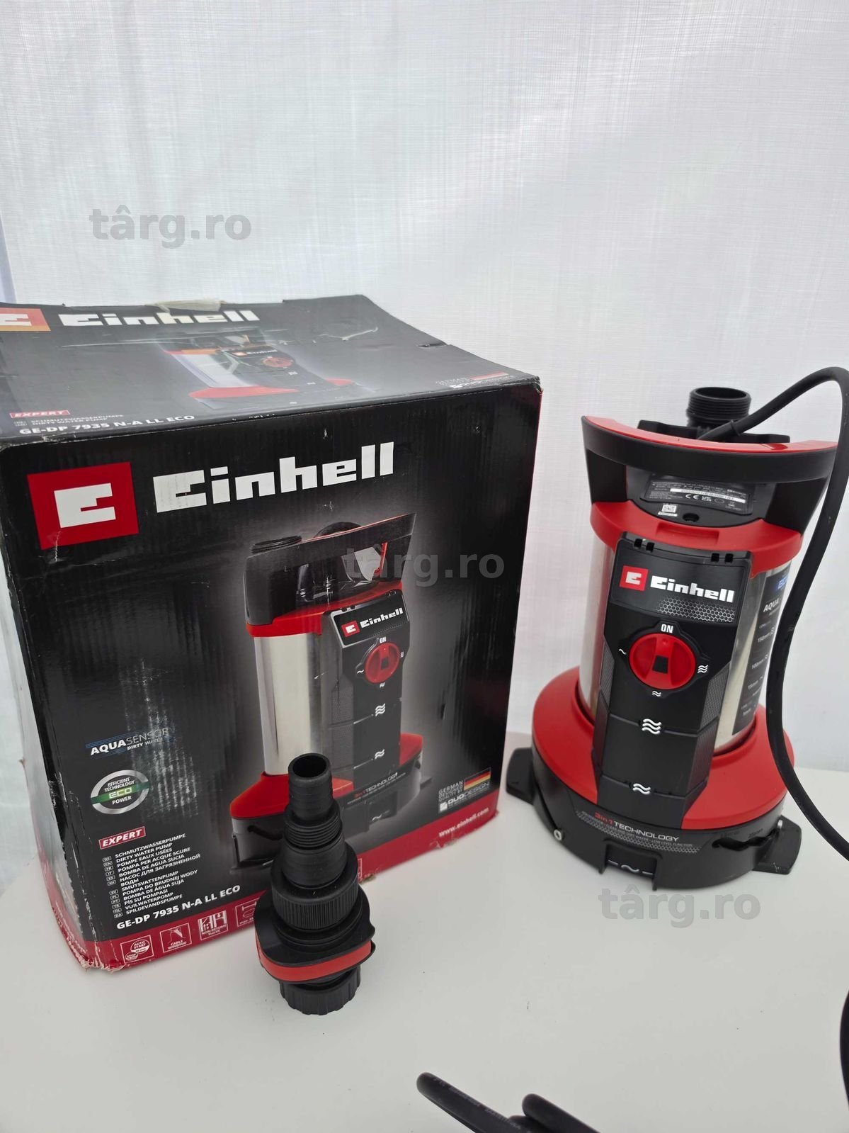 Pompa de apa murdara Einhell GE-DP 7935 N-A LL ECO 790 W, 19500 Lh, inox